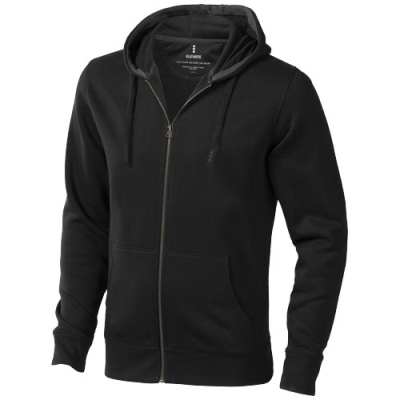 Picture of ARORA MENS FULL ZIP HOODED HOODY in Anthracite Grey.