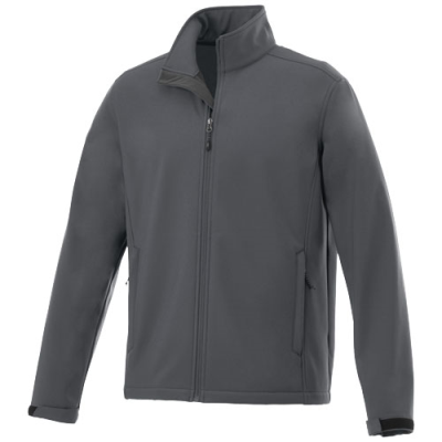 Picture of MAXSON MENS SOFTSHELL JACKET in Storm Grey.