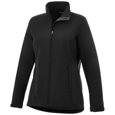 Picture of MAXSON WOMENS SOFTSHELL JACKET in Solid Black