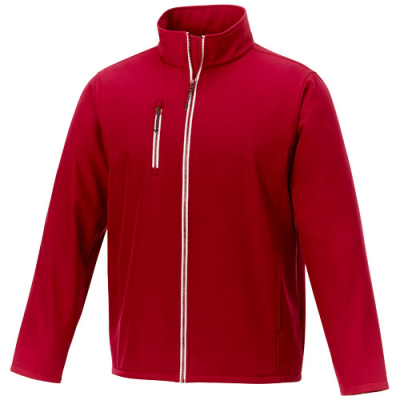 Picture of ORION MENS SOFTSHELL JACKET in Red.