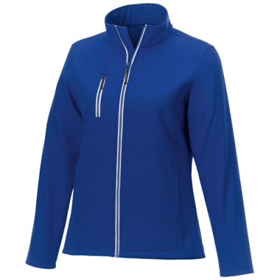 Picture of ORION WOMENS SOFTSHELL JACKET in Blue.