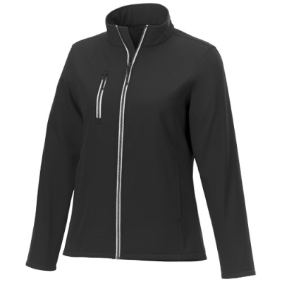 Picture of ORION WOMENS SOFTSHELL JACKET in Solid Black