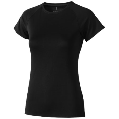 Picture of NIAGARA SHORT SLEEVE WOMENS COOL FIT TEE SHIRT in Solid Black.