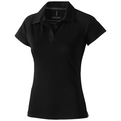 Picture of OTTAWA SHORT SLEEVE WOMENS COOL FIT POLO in Solid Black.