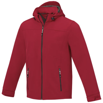 Picture of LANGLEY MENS SOFTSHELL JACKET in Red.