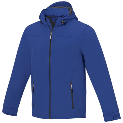 Picture of LANGLEY MENS SOFTSHELL JACKET in Blue.