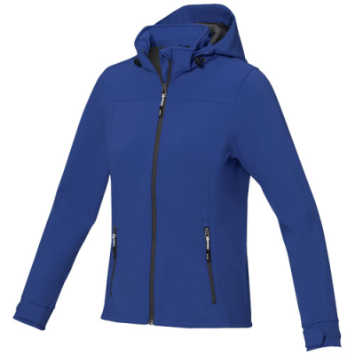 Picture of LANGLEY WOMENS SOFTSHELL JACKET in Blue.