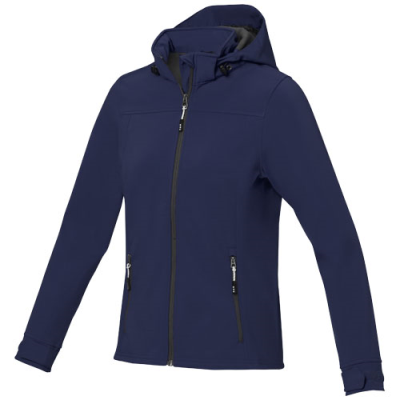 Picture of LANGLEY WOMENS SOFTSHELL JACKET in Navy.