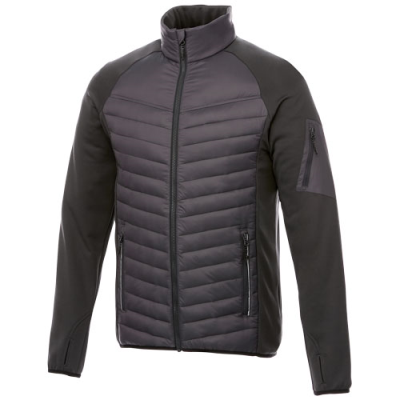 Picture of BANFF MENS HYBRID THERMAL INSULATED JACKET in Storm Grey.