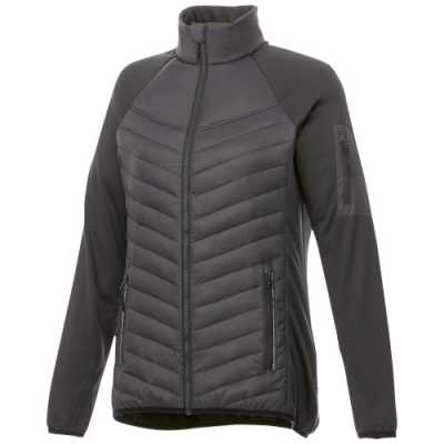 Picture of BANFF WOMENS HYBRID THERMAL INSULATED JACKET in Storm Grey.