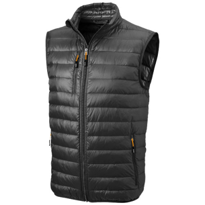 Picture of FAIRVIEW MENS LIGHTWEIGHT DOWN BODYWARMER in Anthracite Grey.