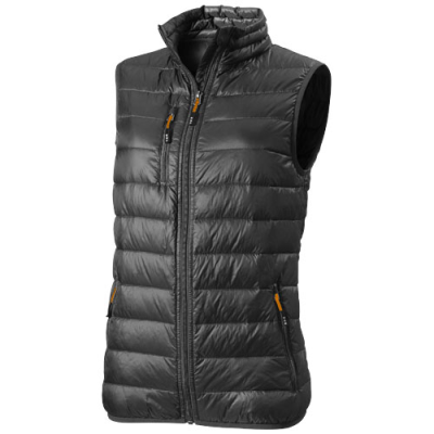 Picture of FAIRVIEW WOMENS LIGHTWEIGHT DOWN BODYWARMER in Anthracite Grey.