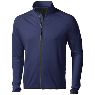 Picture of MANI MENS PERFORMANCE FULL ZIP FLEECE JACKET in Navy.