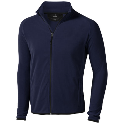 Picture of BROSSARD MENS FULL ZIP FLEECE JACKET in Navy.