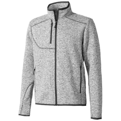 Picture of TREMBLANT MENS KNIT JACKET in Heather Grey.