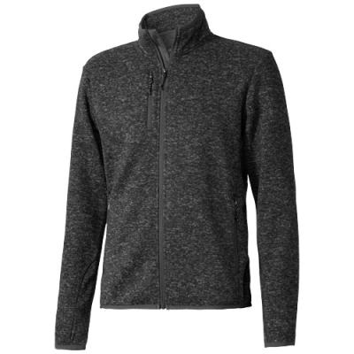 Picture of TREMBLANT MENS KNIT JACKET in Heather Smoke.