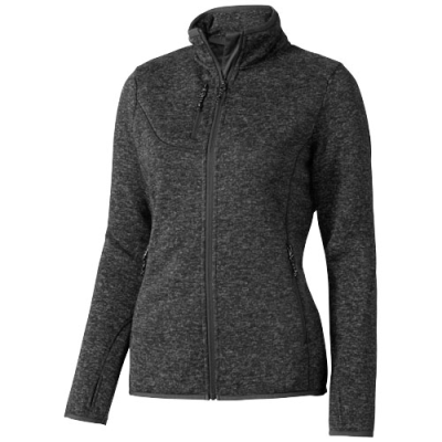 Picture of TREMBLANT WOMENS KNIT JACKET in Heather Smoke.