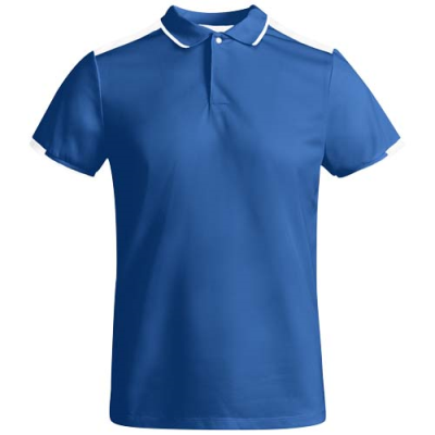 Picture of TAMIL SHORT SLEEVE CHILDRENS SPORTS POLO in Royal Blue & White.