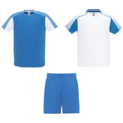 Picture of JUVE CHILDRENS SPORTS SET in White & Royal Blue