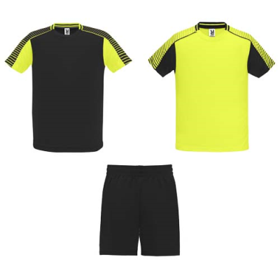 Picture of JUVE CHILDRENS SPORTS SET in Fluor Yellow & Solid Black