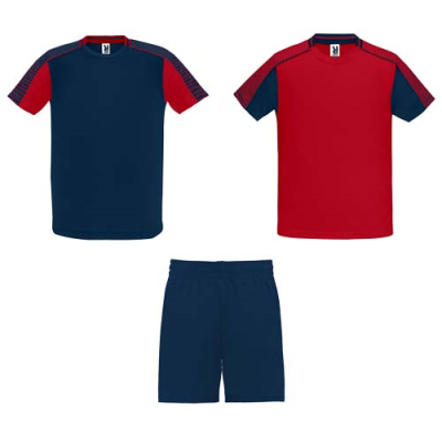 Picture of JUVE CHILDRENS SPORTS SET in Red & Navy Blue.