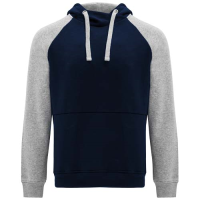 Picture of BADET CHILDRENS TWO-TONE HOODED HOODY in Navy Blue_&_Heather Grey.