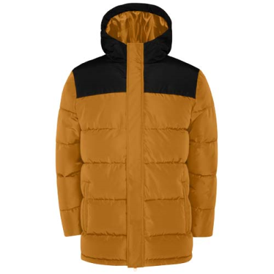 Picture of TALLIN CHILDRENS THERMAL INSULATED JACKET in Curry Yellow & Solid Black.