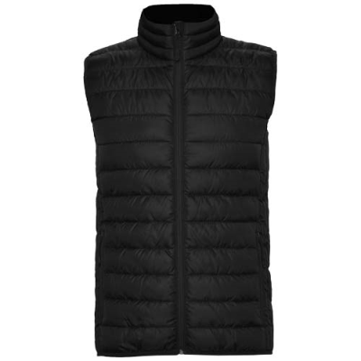 Picture of OSLO CHILDRENS THERMAL INSULATED BODYWARMER in Solid Black.