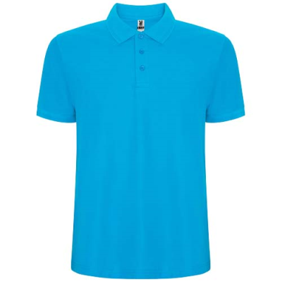 Picture of PEGASO PREMIUM SHORT SLEEVE CHILDRENS POLO in Turquois.