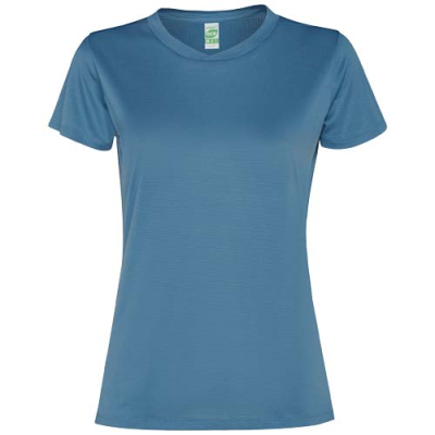 Picture of SLAM SHORT SLEEVE WOMENS SPORTS TEE SHIRT in Storm Blue