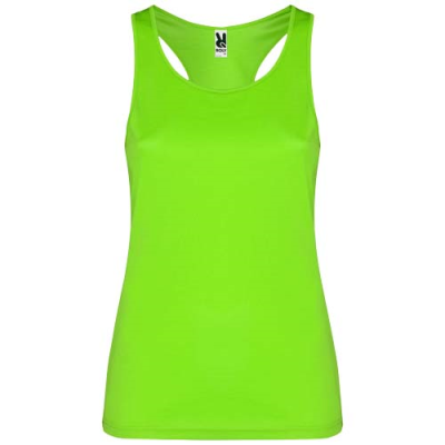 Picture of SHURA WOMENS SPORTS VEST in Lime.