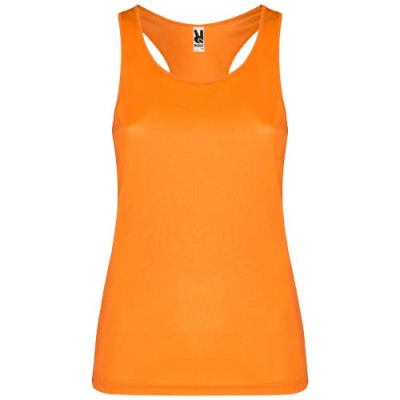 Picture of SHURA WOMENS SPORTS VEST in Fluor Orange