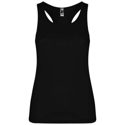 Picture of SHURA WOMENS SPORTS VEST in Solid Black