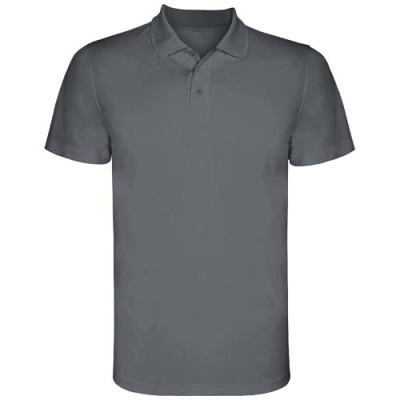 Picture of MONZHA SHORT SLEEVE MENS SPORTS POLO in Lead.