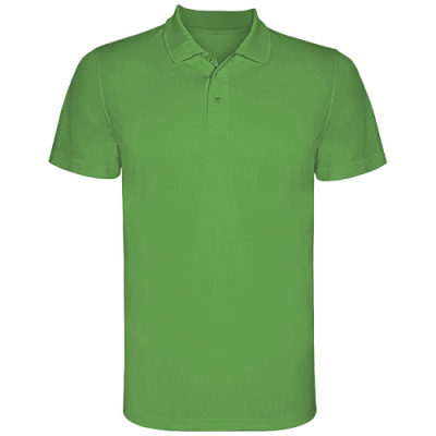 Monzha Short Sleeve Mens Sports Polo In Green Fern Company