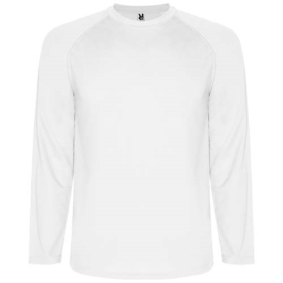 Picture of MONTECARLO LONG SLEEVE MENS SPORTS TEE SHIRT in White