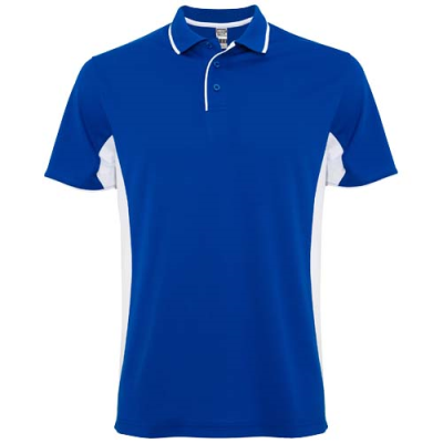 Picture of MONTMELO SHORT SLEEVE UNISEX SPORTS POLO in Royal Blue & White