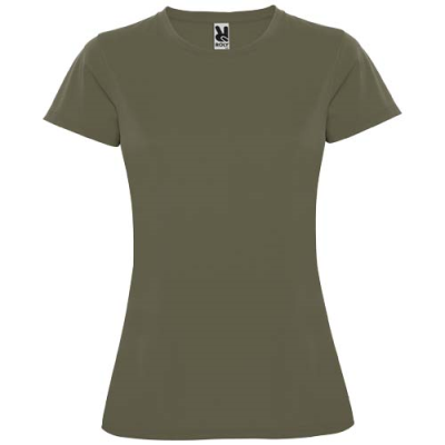 Picture of MONTECARLO SHORT SLEEVE WOMENS SPORTS TEE SHIRT in Militar Green