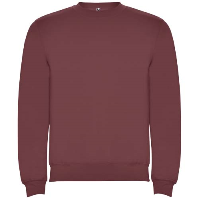 Picture of CLASICA UNISEX CREW NECK SWEATER in Berry Red.