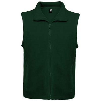 Picture of BELLAGIO UNISEX FLEECE BODYWARMER in Dark Green.