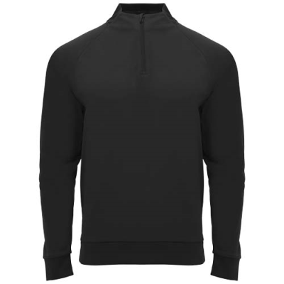 Picture of EPIRO LONG SLEEVE UNISEX QUARTER ZIP SWEATSHIRT in Solid Black