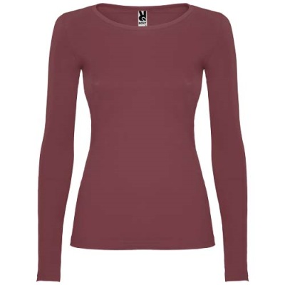 Picture of EXTREME LONG SLEEVE WOMENS TEE SHIRT in Berry Red