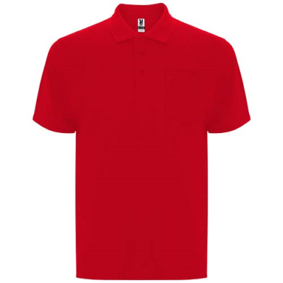 Picture of CENTAURO PREMIUM SHORT SLEEVE UNISEX POLO in Red