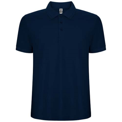 Picture of PEGASO PREMIUM SHORT SLEEVE MENS POLO in Navy Blue