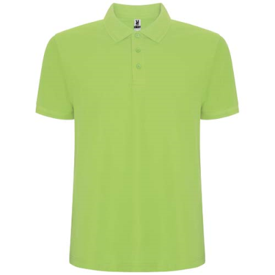 Picture of PEGASO PREMIUM SHORT SLEEVE MENS POLO in Mantis Green.