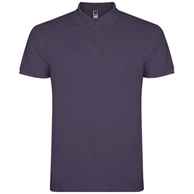 Picture of STAR SHORT SLEEVE MENS POLO in Lilac