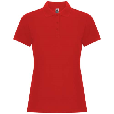 Picture of PEGASO PREMIUM SHORT SLEEVE WOMENS POLO in Red