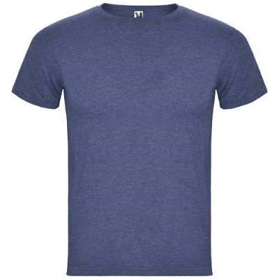 Picture of FOX SHORT SLEEVE MENS TEE SHIRT in Heather Denim Blue