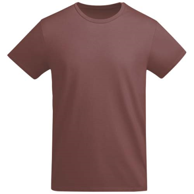 Picture of BREDA SHORT SLEEVE MENS TEE SHIRT in Pale Red