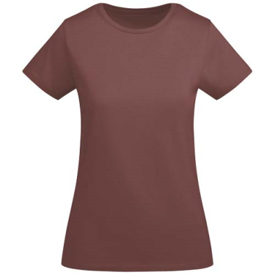 Picture of BREDA SHORT SLEEVE WOMENS TEE SHIRT in Pale Red